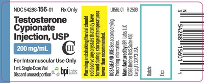 1ml Vial Label (Li156l 01  R2509 Ptc1)